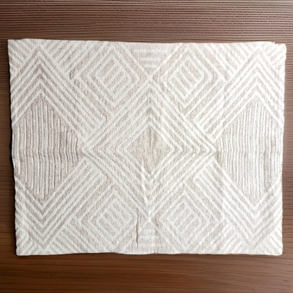 Sweet July x Pottery Barn Geo Caramel Standard Pillow Sham Cover